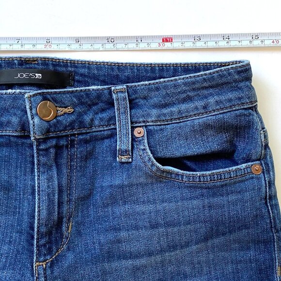 Joe's Womens Sinclair Mid Rise Skinny Ankle Jeans Size 28 Raw Hem Stretch Casual - Picture 11 of 12